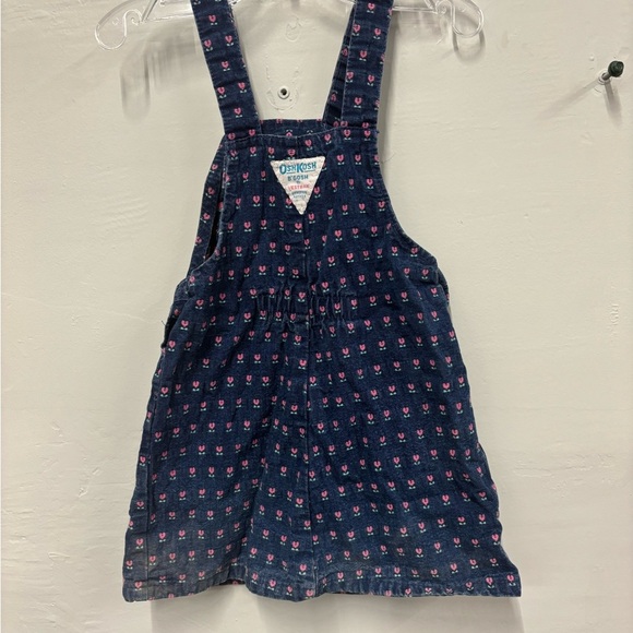 Vintage Oshkosh B’Gosh Denim Tulip Denim Jumper Made in USA - Picture 5 of 7